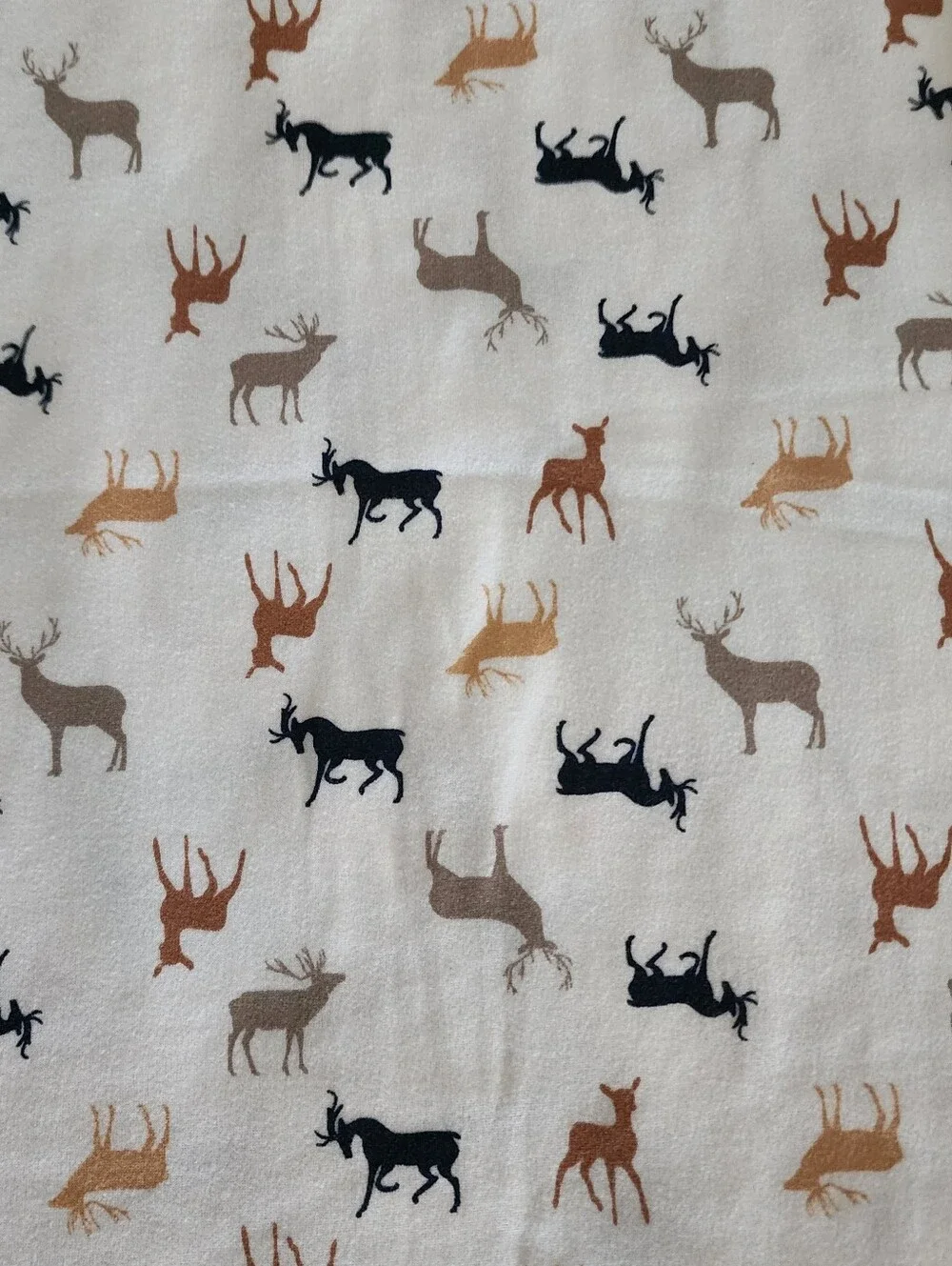 Modern Baby Deer Print Baby Swaddle Soft Blanket